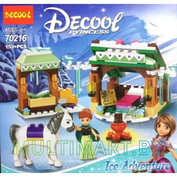 Конструктор Decool 70216 Зимние приключения (153 детали)